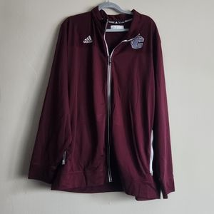 Adidas Zip Up Jacket Size 2XL Pittsburgh Kansas Track & Field Championship